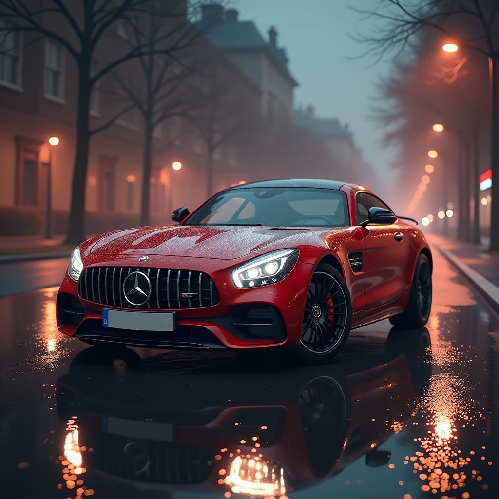  generate an art image.mercedes benz hyperrealistic, full body, detailed clothing, highly detailed, cinematic lighting, stunningly beautiful, intricate, sharp focus, f/1. 8, 85mm, (centered image composition), (professionally color graded), ((bright soft diffused light)), volumetric fog, trending on instagram, trending on tumblr, HDR 4K, 8K