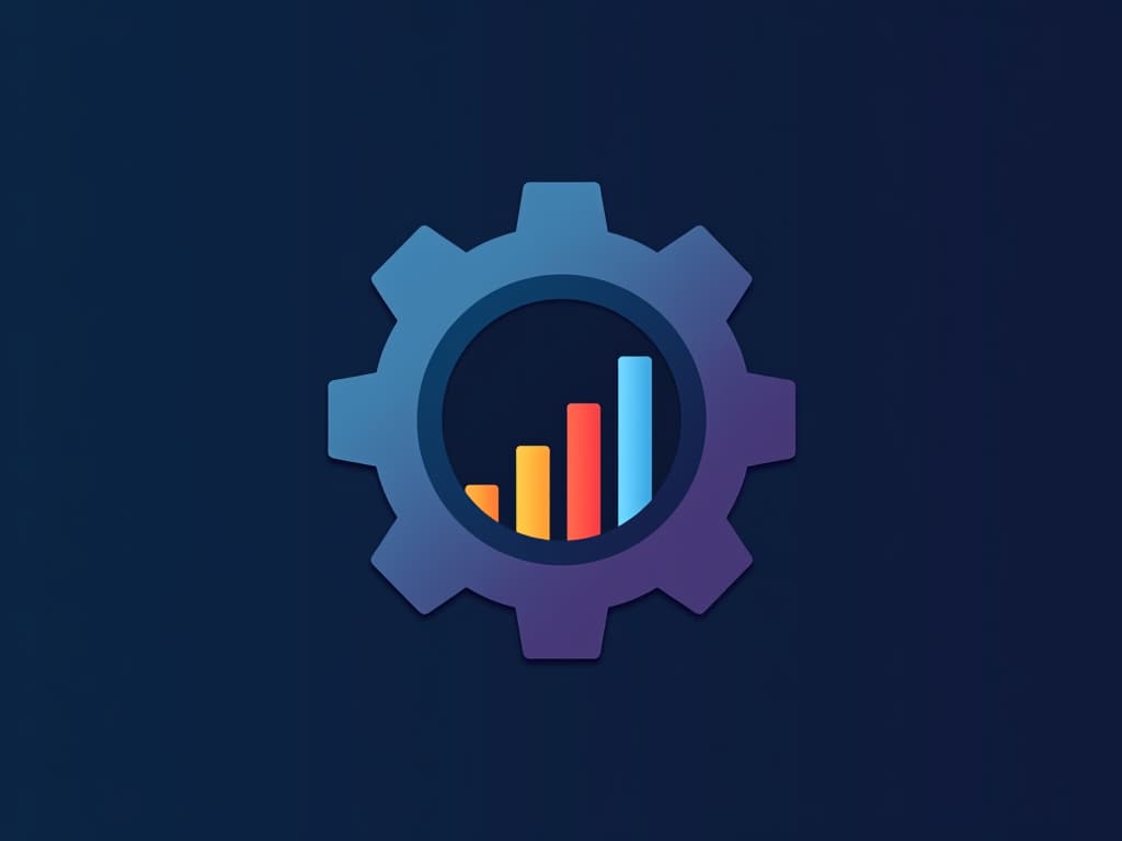  crea un ícono que represente la categoría "optimización de software". el ícono debe incluir un engranaje estilizado que simbolice la mecánica del software, integrado con un gráfico de barras ascendentes que represente el aumento de rendimiento. el engranaje debe ser de color #3d8361 y el gráfico de barras debe ser de color #6a994e. ambos elementos deben estar dispuestos de manera que se entrelacen, mostrando la sinergia entre la optimización y el rendimiento. el fondo debe ser de color #f0f4ef, creando un contraste suave pero atractivo. el estilo del ícono debe ser limpio y moderno, con líneas claras y un diseño minimalista, asegurando que sea visualmente atractivo y profesional sin incluir ningún texto.