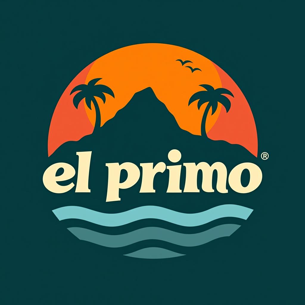  design a logo, tours en la isla , with the text 'el primo '.