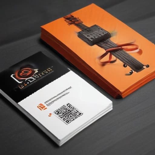 Business card for an electrician named Leonidas using cables,