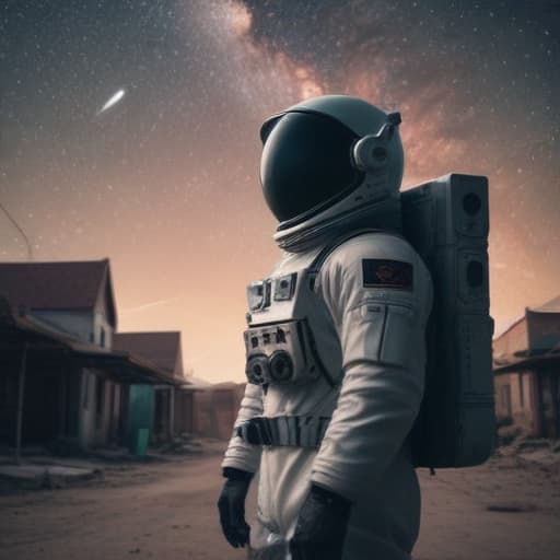 Local in Cinematic style with Space background