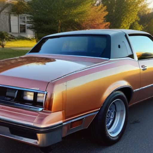 1986 cutlass with sunset color wrap