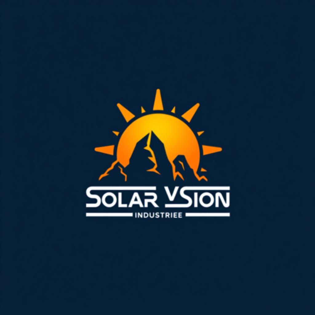  design a logo, logo for solar sistem industrie bussines named solar vision