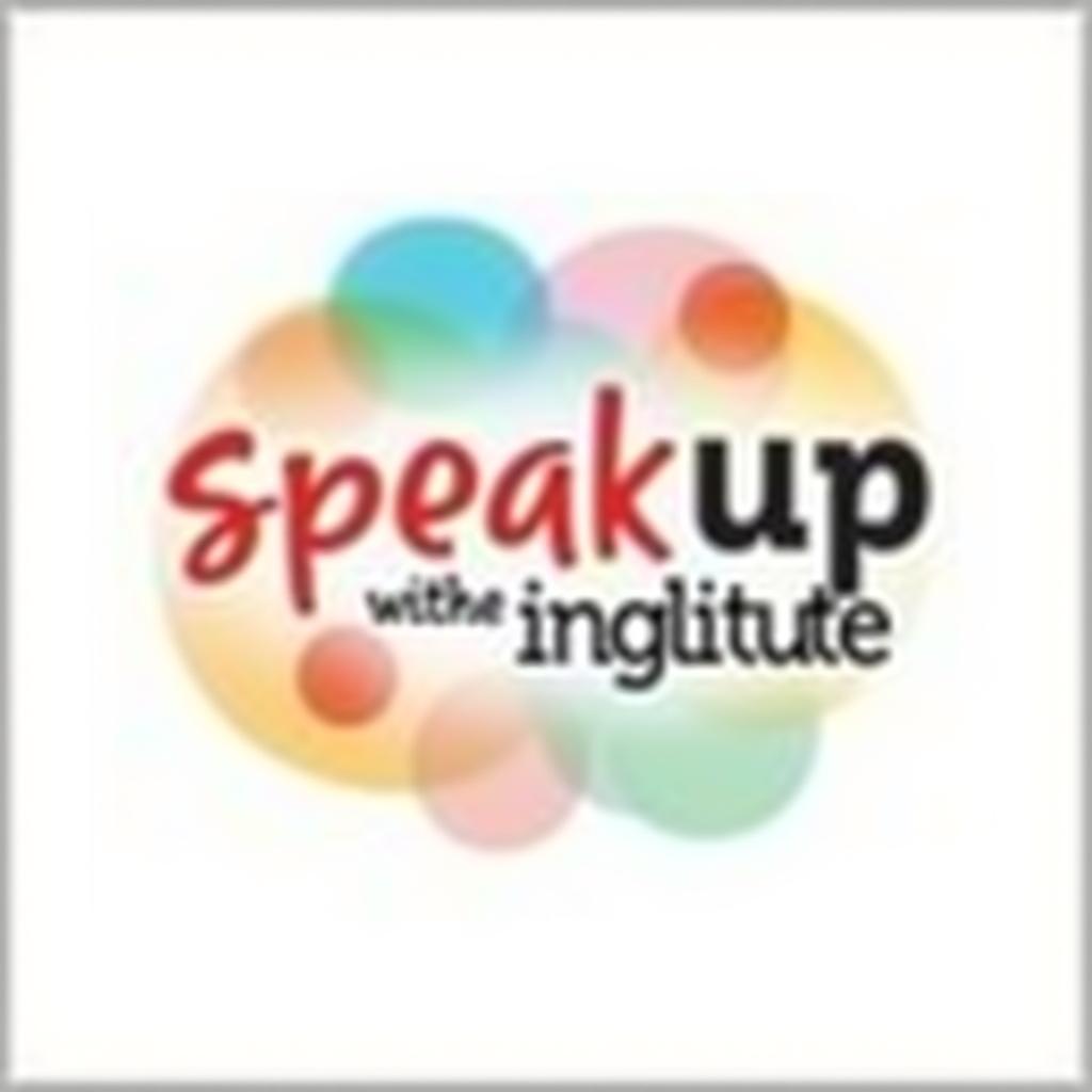  design a logo, , with the text 'speakup english institute '.