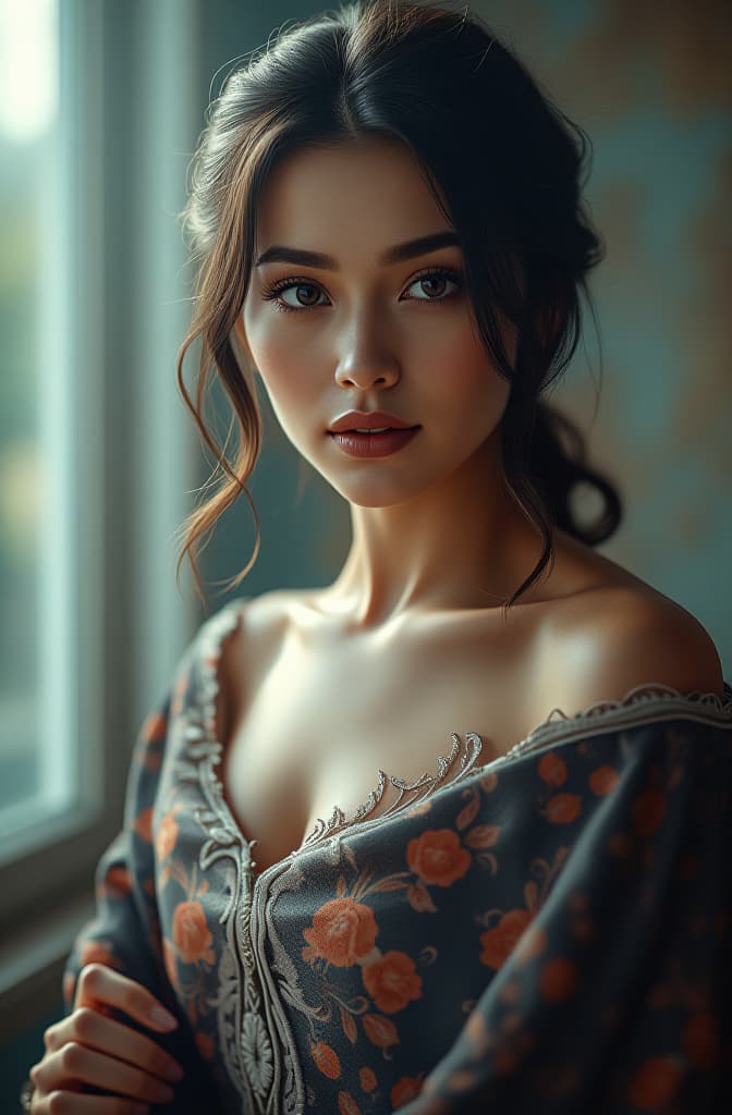  امراة نائمة عارية hyperrealistic, full body, detailed clothing, highly detailed, cinematic lighting, stunningly beautiful, intricate, sharp focus, f/1. 8, 85mm, (centered image composition), (professionally color graded), ((bright soft diffused light)), volumetric fog, trending on instagram, trending on tumblr, HDR 4K, 8K