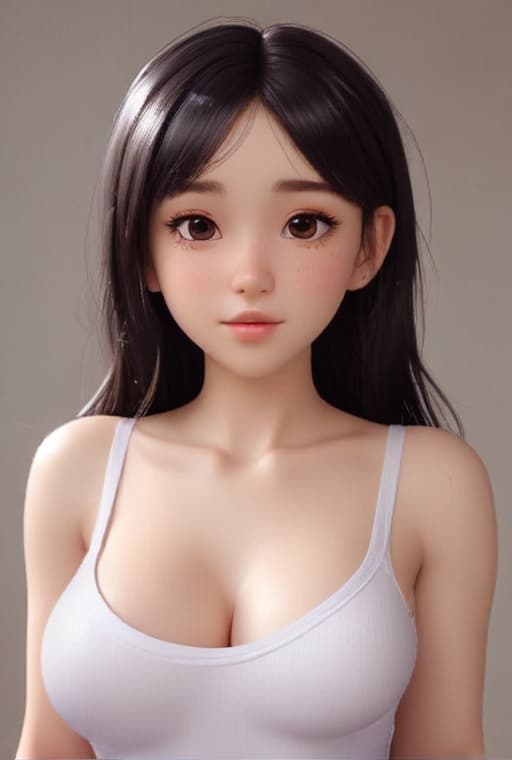 Body, 3D, Pretty, Adult, Cute, Cartoon, Style