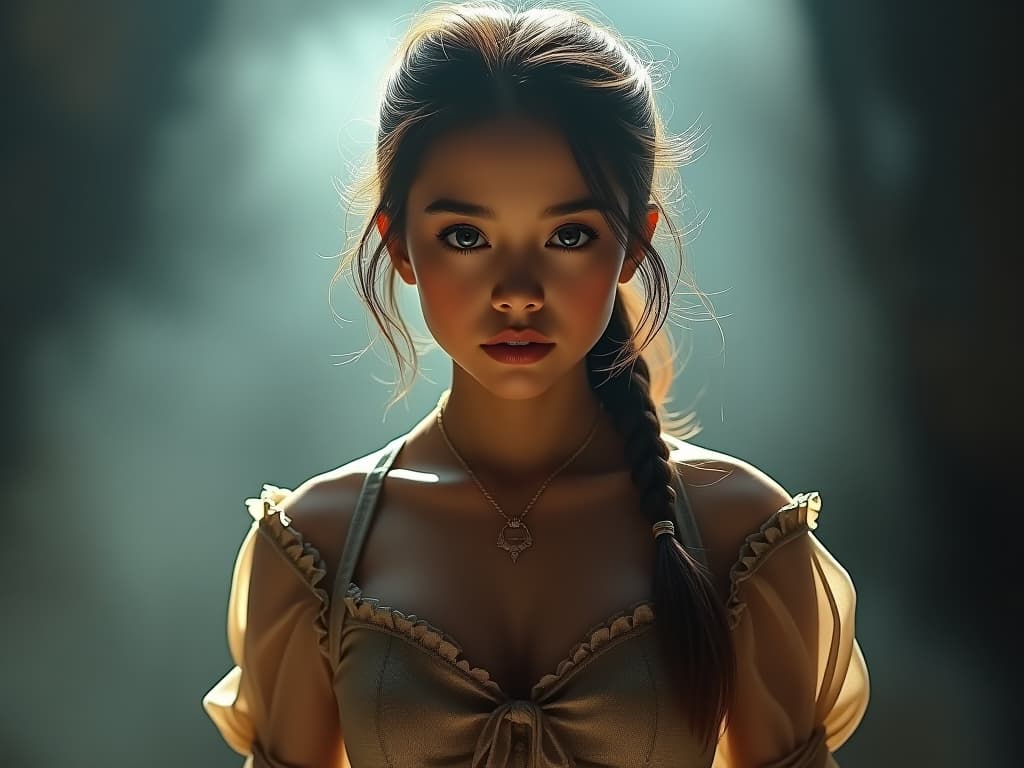  girl, 4k hyperrealistic, full body, detailed clothing, highly detailed, cinematic lighting, stunningly beautiful, intricate, sharp focus, f/1. 8, 85mm, (centered image composition), (professionally color graded), ((bright soft diffused light)), volumetric fog, trending on instagram, trending on tumblr, HDR 4K, 8K