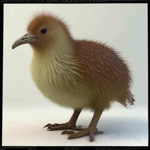 Kiwi flightless bird animated 3d pretty cool