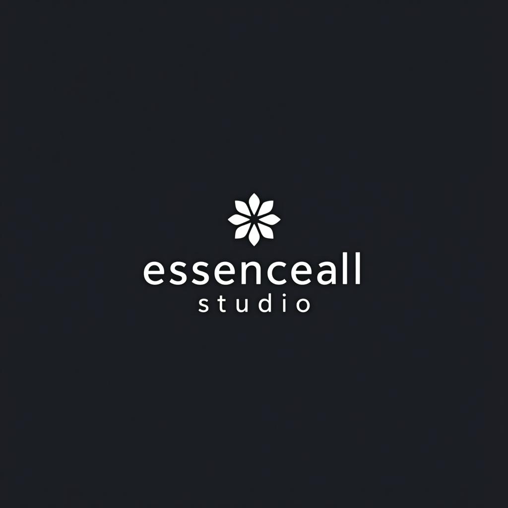  design a logo, , with the text 'essenceall studio'.