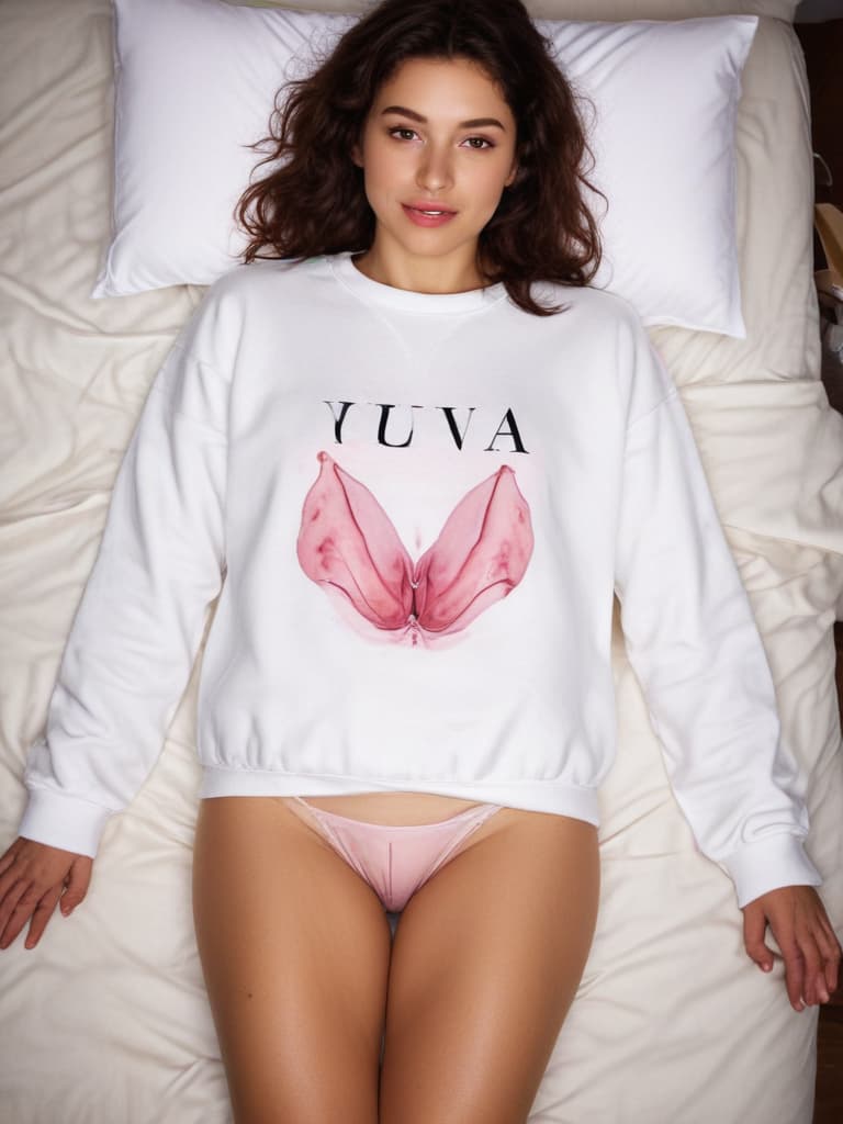 Sweatshirt, Bed, Vulva