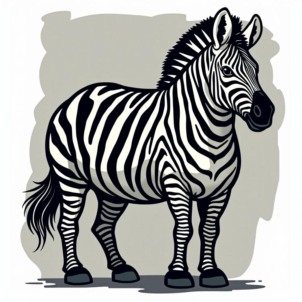  sporty zebra