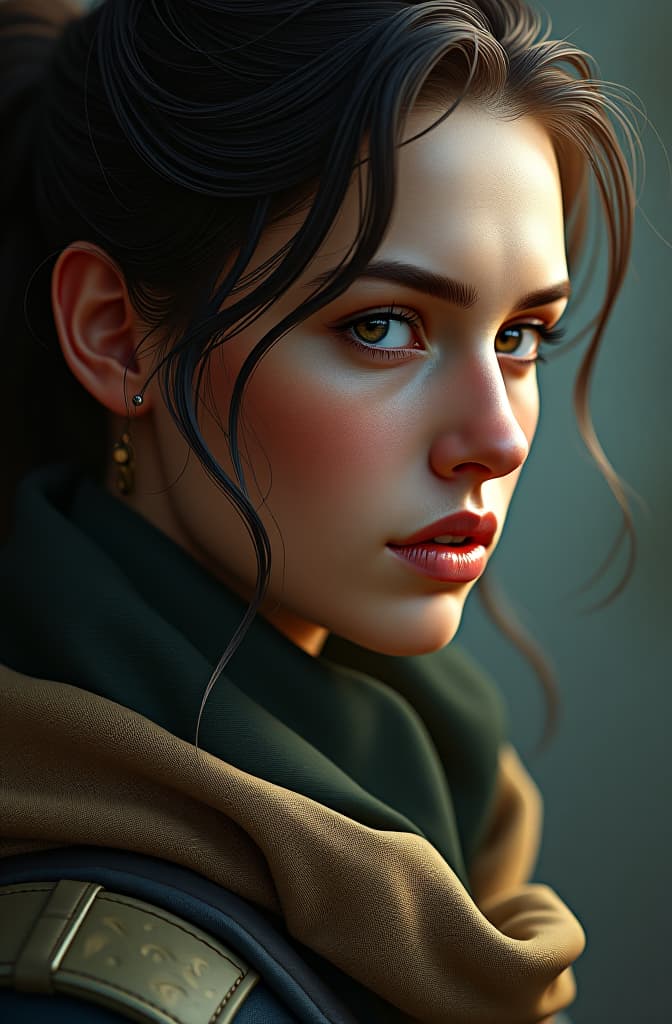  أمراة هلف الباب, realistic, portrait, art by donato giancola and greg rutkowski, realistic face, digital art, trending on artstation hyperrealistic, full body, detailed clothing, highly detailed, cinematic lighting, stunningly beautiful, intricate, sharp focus, f/1. 8, 85mm, (centered image composition), (professionally color graded), ((bright soft diffused light)), volumetric fog, trending on instagram, trending on tumblr, HDR 4K, 8K