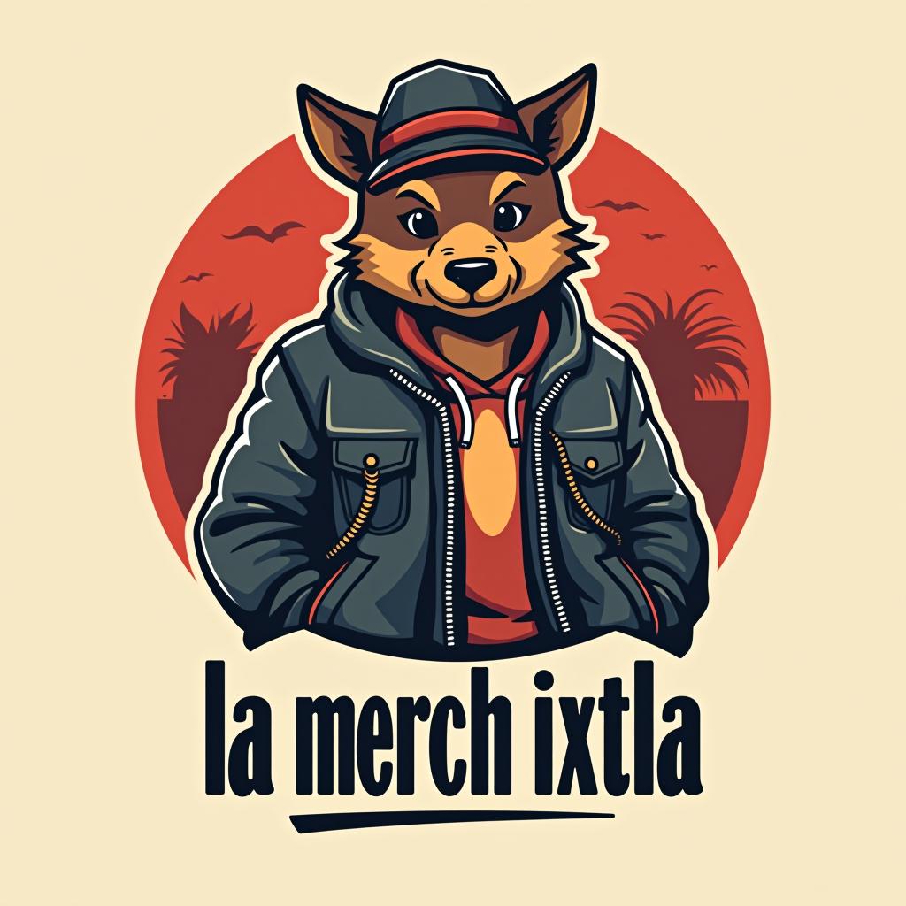  design a logo, logo para tienda de ropa de caballero urbana , with the text 'la merch ixtla '.