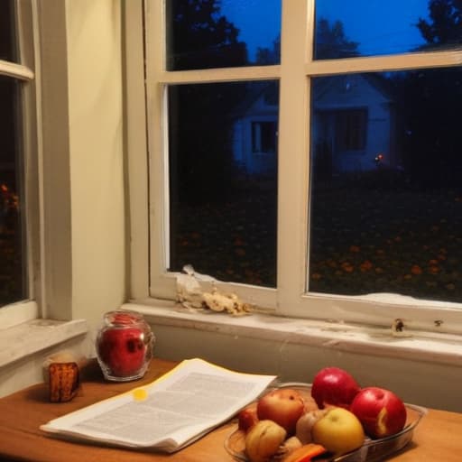 a week after the Apple Savior. At night, the lyrical heroine, who is forty years old, does not sleep the whole night, trying to write something. Through the window he watches the end of August to the sounds of falling ripe apples. sitting in front of the window, there is a table in front of me and leaves of paper on it. Harvesting before the approaching autumn resembles a mysterious rite.