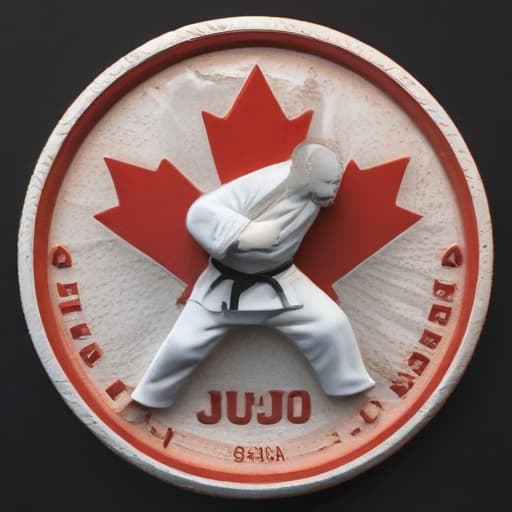 Judo logo fighter Canada