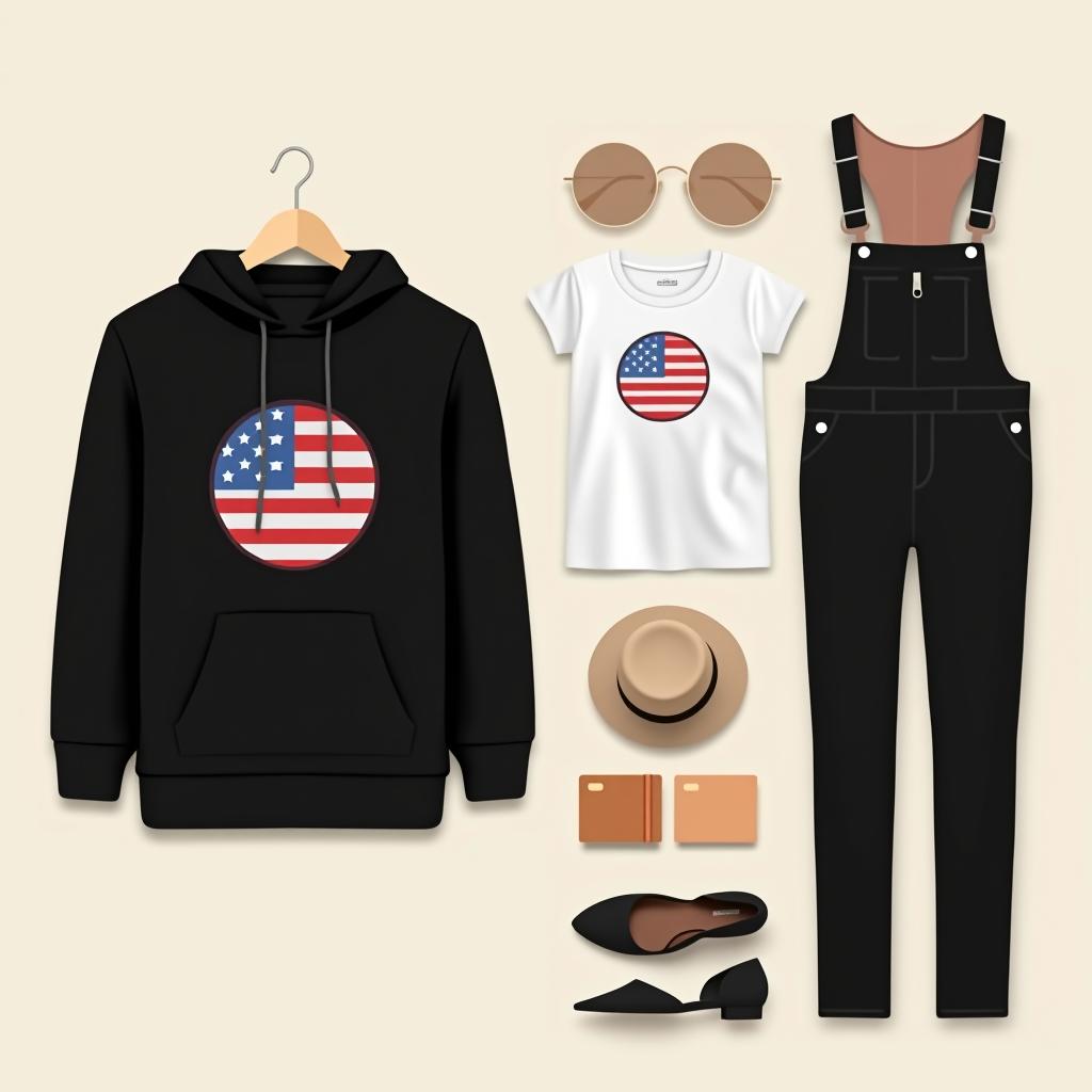  design a logo, in a minimalism style. outfit americano