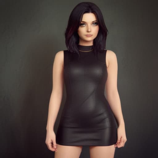 Cinder Fall, skin tight dress