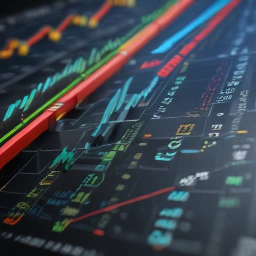 A vibrant, dynamic stock market graph displaying steep upward trends across various sectors, showcasing a kaleidoscope of colors representing flourishing stocks. The lines climb sharply, symbolizing the potential for rapid growth and profitability in a fast-paced, ever-changing market environment. The graph captures the essence of high-growth options, promising significant short-term gains and highlighting the strategic choices of successful individuals navigating the volatile yet lucrative world of stock trading.