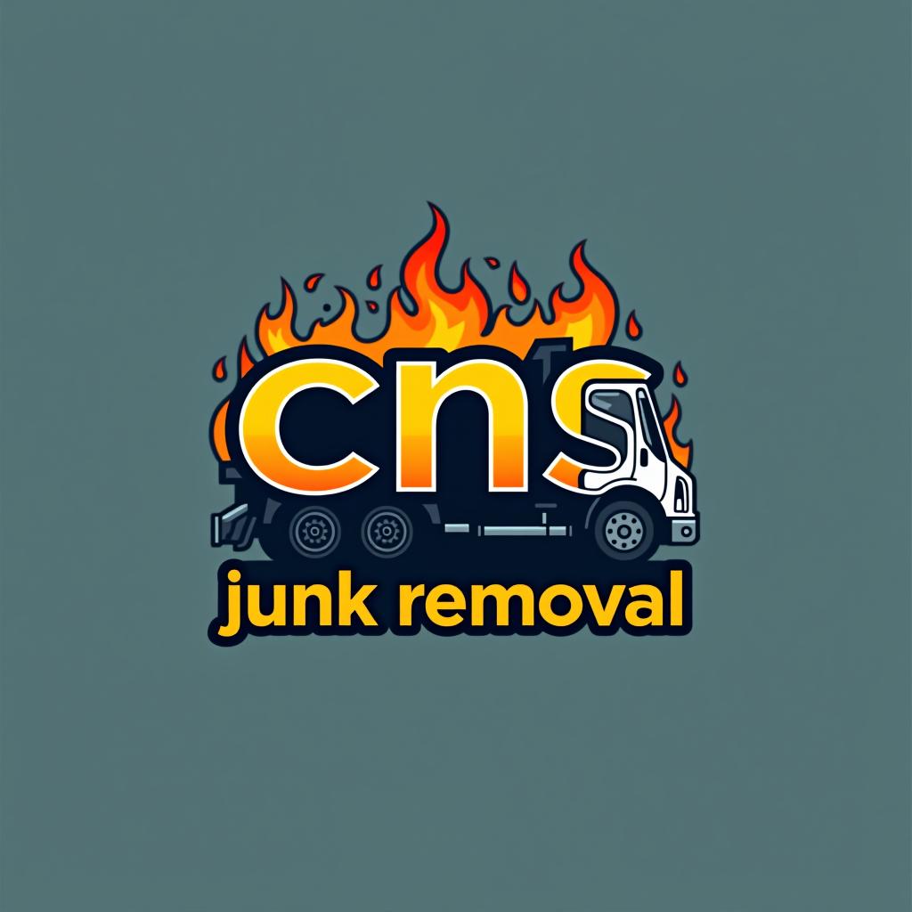  design a logo, a junk removal company , with the text 'cns junk removal '.