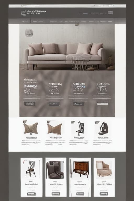 Design e-commerce website concept, minimalistic clean website brand design portal, large tab layout on the left, pleasing colors and readable fonts, featuring a corporate brand logo image, clean layout structure with header navigation, banner, main body and footer section