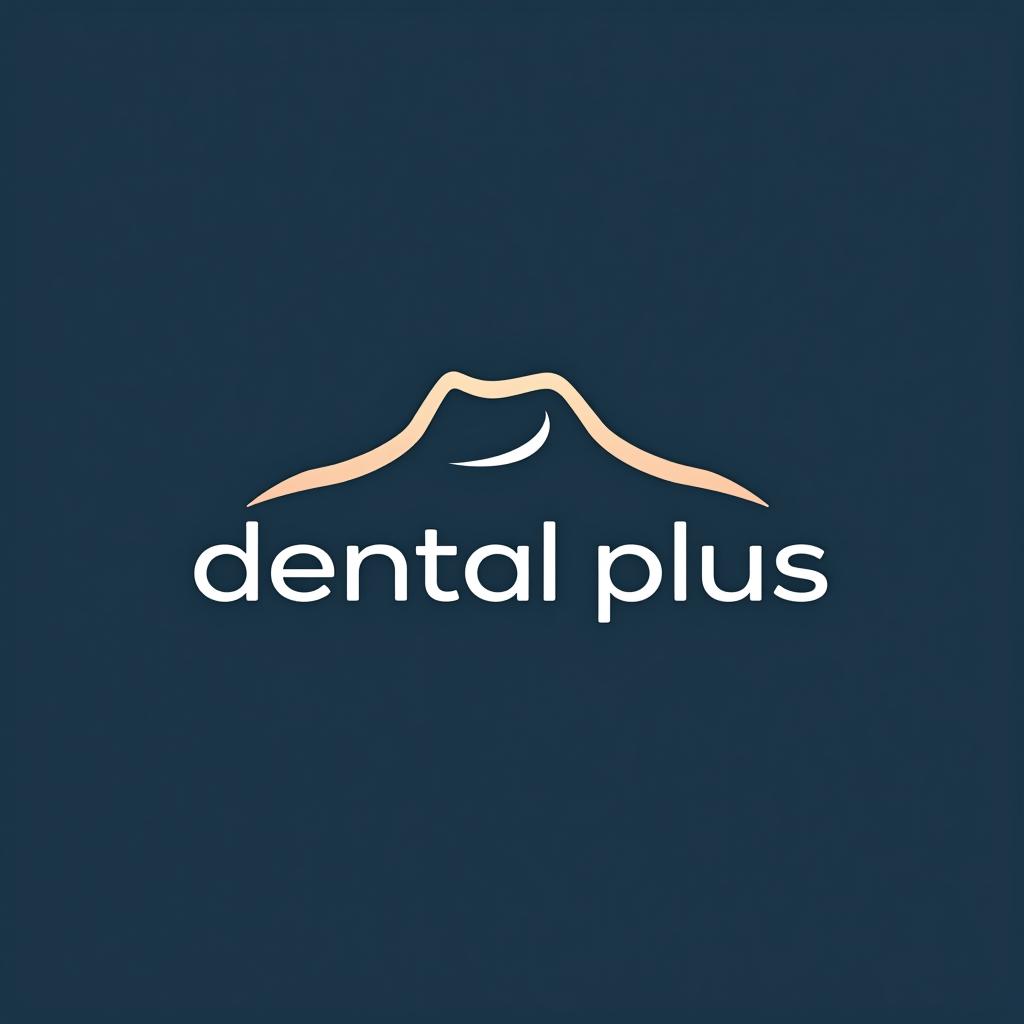  design a logo, , with the text 'dental plus'.