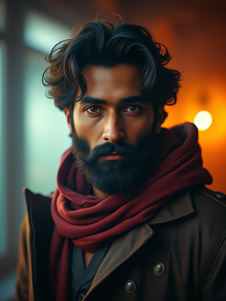  ranbir kapoor as kabir singh hyperrealistic, full body, detailed clothing, highly detailed, cinematic lighting, stunningly beautiful, intricate, sharp focus, f/1. 8, 85mm, (centered image composition), (professionally color graded), ((bright soft diffused light)), volumetric fog, trending on instagram, trending on tumblr, HDR 4K, 8K