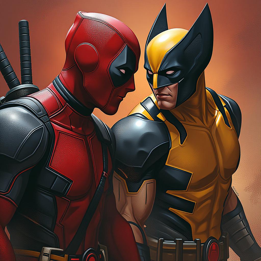  deadpool and wolverine, award winning, professional, highly detailed, masterpiece