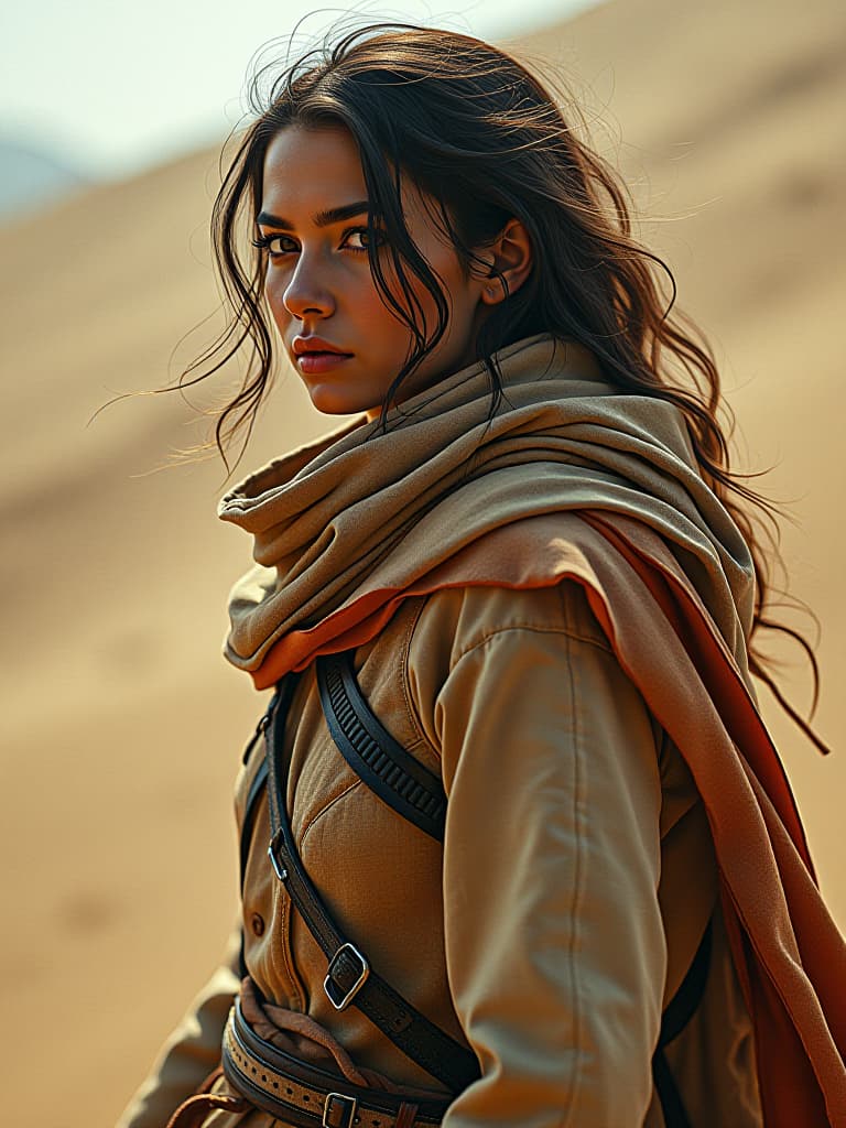  collage style dune, frank herbert, art, high detail, high resolution . mixed media, layered, textural, detailed, artistic hyperrealistic, full body, detailed clothing, highly detailed, cinematic lighting, stunningly beautiful, intricate, sharp focus, f/1. 8, 85mm, (centered image composition), (professionally color graded), ((bright soft diffused light)), volumetric fog, trending on instagram, trending on tumblr, HDR 4K, 8K