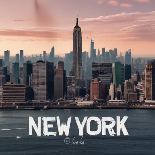New york in Ninguno style with Ciudad background