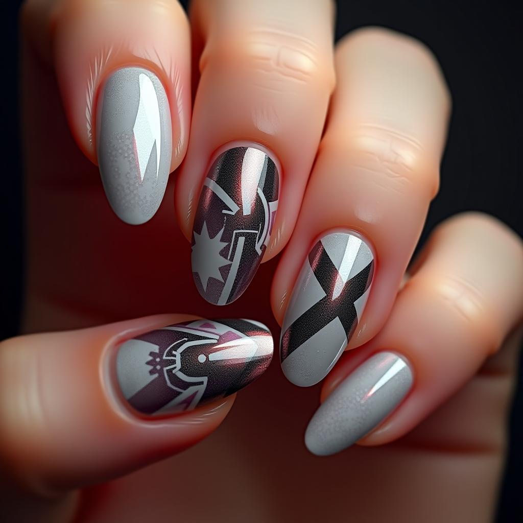  ig nails , (logo:1.15), hq, hightly detailed, 4k