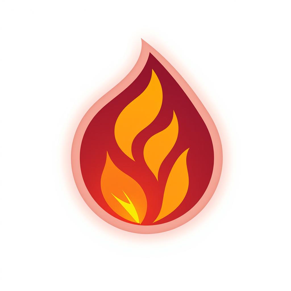  design a logo, fire icon, logo, graphics, 8k, white background, ui, ux, website