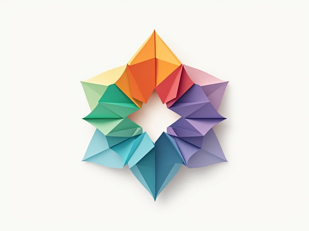  design a logo, in a origami style. clínica multidisciplinar de psicologia e psicopedagogia , with the text 'espaço terapêutico sir '.