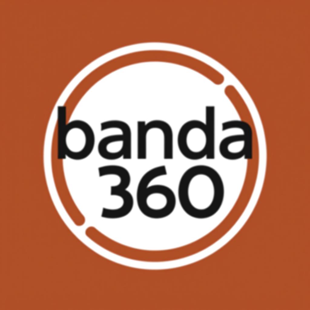  design a logo, , with the text 'banda 360 '.