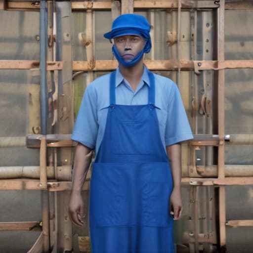 the struggle for labor resources, something creative and in blue