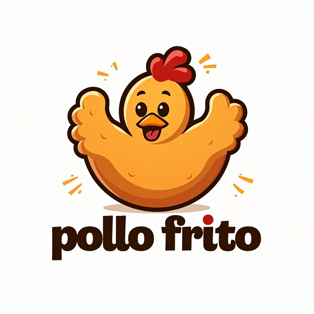  design a logo, fried chicken , with the text 'pollo frito'.