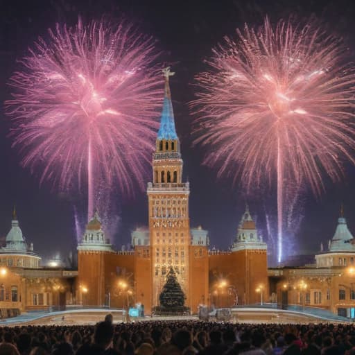 new year celebration in russia