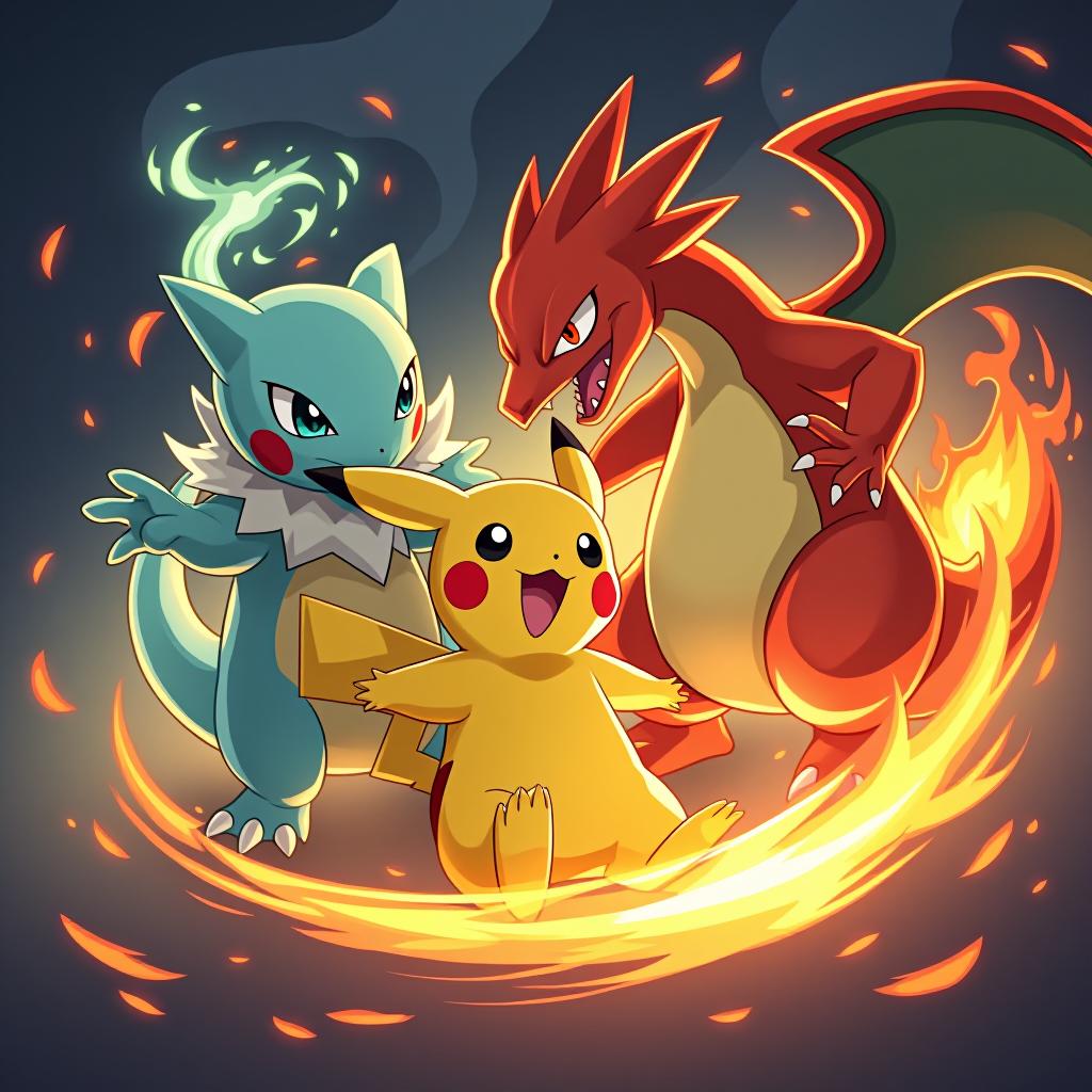  imagine pikachu and charizard switch powers