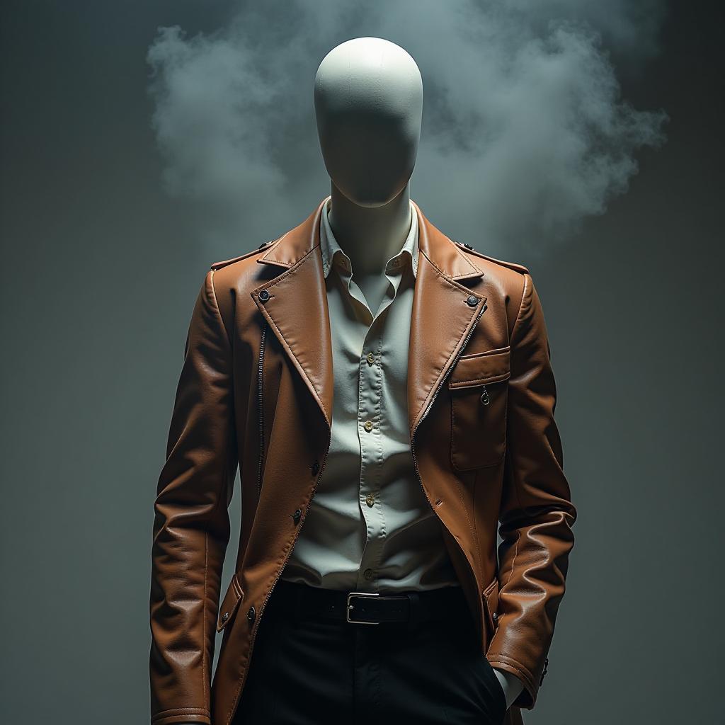  male mannequin aesthetic hyperrealistic, full body, detailed clothing, highly detailed, cinematic lighting, stunningly beautiful, intricate, sharp focus, f/1. 8, 85mm, (centered image composition), (professionally color graded), ((bright soft diffused light)), volumetric fog, trending on instagram, trending on tumblr, HDR 4K, 8K