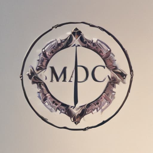 Make me a logo that represents MADgic in Mythological style