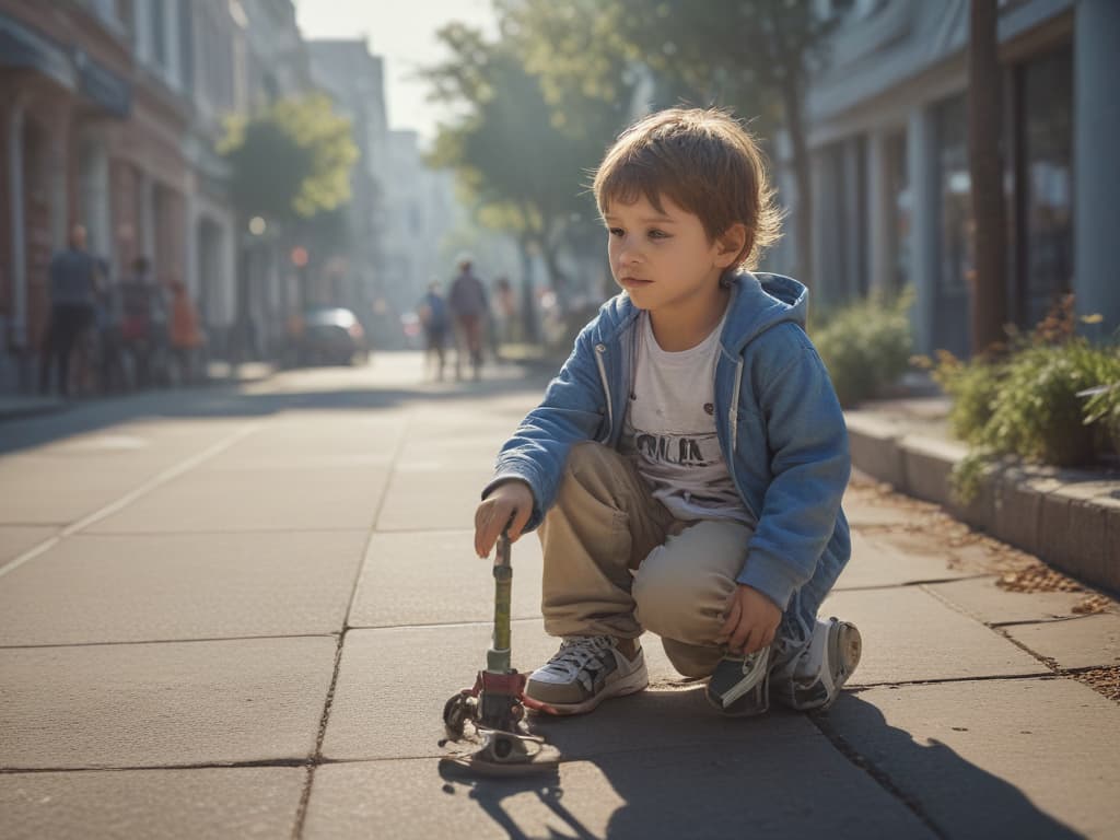 ultra realistic ((ultra realistic ((a child enjoying different activities throughout the day)))) hyperrealistic, full body, detailed clothing, highly detailed, cinematic lighting, stunningly beautiful, intricate, sharp focus, f/1. 8, 85mm, (centered image composition), (professionally color graded), ((bright soft diffused light)), volumetric fog, trending on instagram, trending on tumblr, HDR 4K, 8K