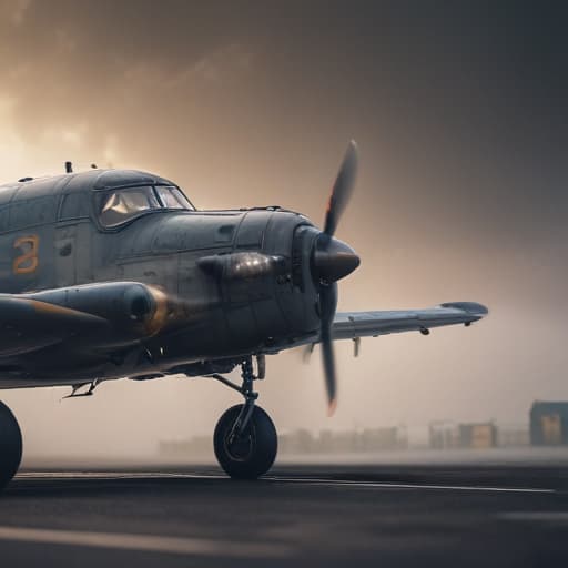 aeroplane hyperrealistic, full body, detailed clothing, highly detailed, cinematic lighting, stunningly beautiful, intricate, sharp focus, f/1. 8, 85mm, (centered image composition), (professionally color graded), ((bright soft diffused light)), volumetric fog, trending on instagram, trending on tumblr, HDR 4K, 8K