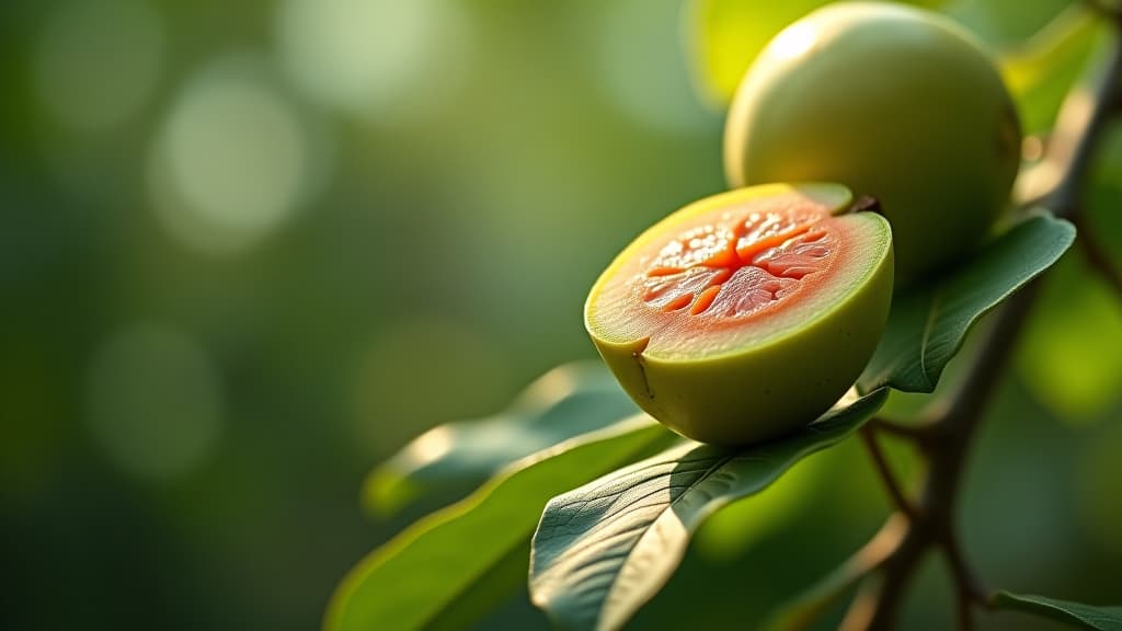  scenes about health and fitness, a medical illustration showing guava leaf tea fighting off cold viruses, with visuals of the immune system in action. hyperrealistic, full body, detailed clothing, highly detailed, cinematic lighting, stunningly beautiful, intricate, sharp focus, f/1. 8, 85mm, (centered image composition), (professionally color graded), ((bright soft diffused light)), volumetric fog, trending on instagram, trending on tumblr, HDR 4K, 8K