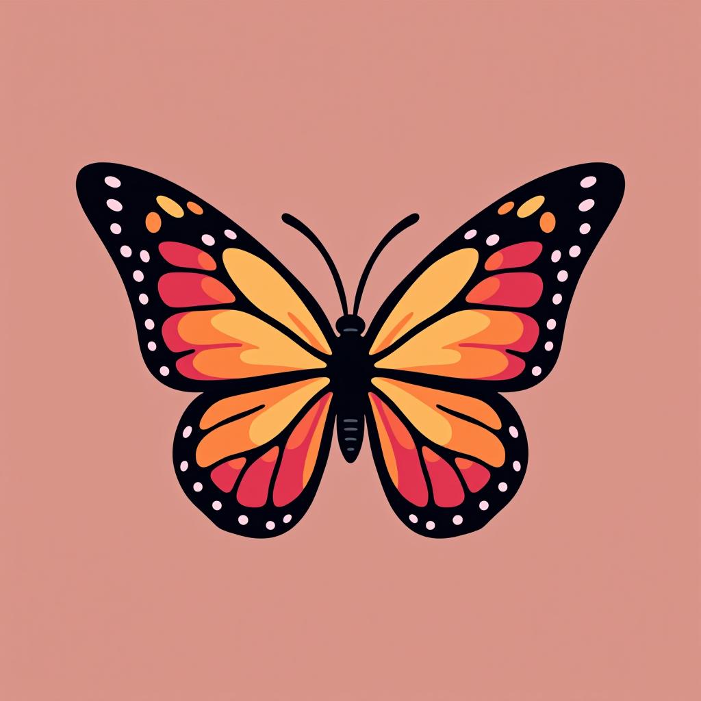  logo for an online store called "butterfly".