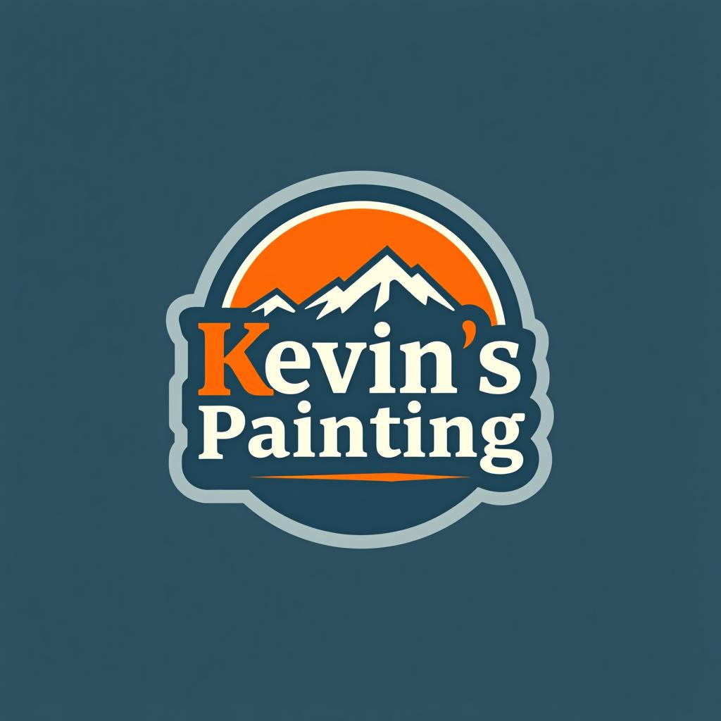  design a logo, cleaning service, with the text 'kevin’s painting '.