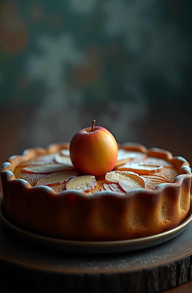  pie de manzana horneado por tronquitos hyperrealistic, full body, detailed clothing, highly detailed, cinematic lighting, stunningly beautiful, intricate, sharp focus, f/1. 8, 85mm, (centered image composition), (professionally color graded), ((bright soft diffused light)), volumetric fog, trending on instagram, trending on tumblr, HDR 4K, 8K