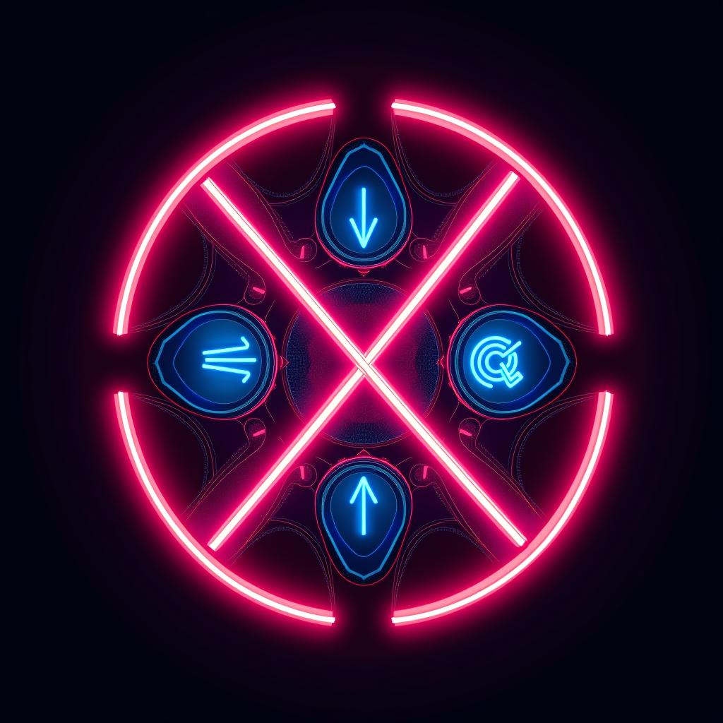  logo of exaedge with neon light, about aihyper detail, intricate details, sharp focus, high resolution, 8k, ultra detailed, vib