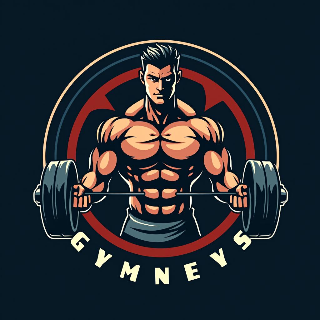  gym, (logo:1.15), midjourney style, hq, hightly detailed, 4k