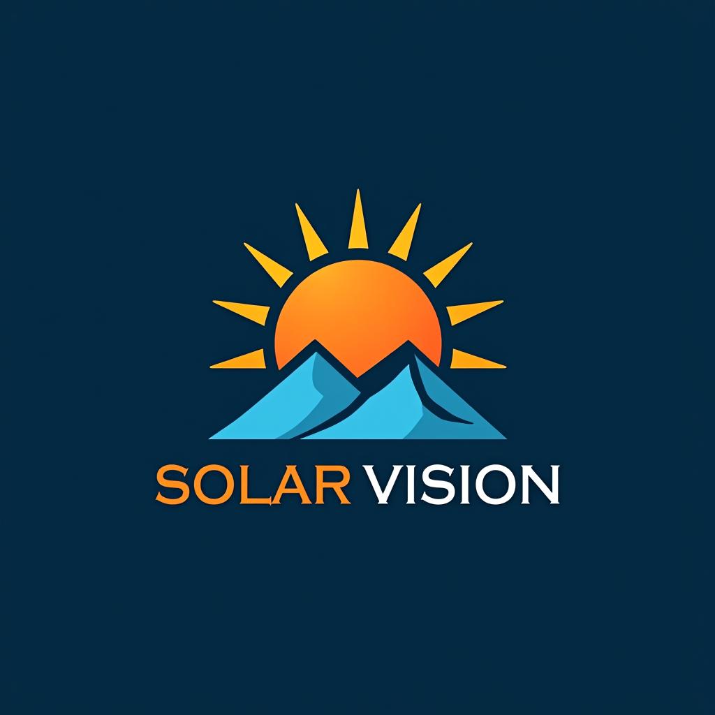  design a logo, logo for solar sistem industrie bussines named solar vision