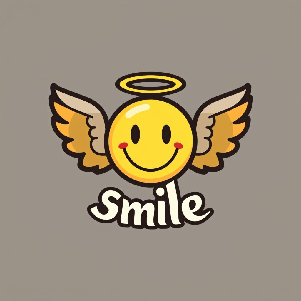  design a logo, レタータイプ形式のロゴ、テキスト「smile angels」、おしゃれ。, with the text 'スマイルエンジェルズ'.