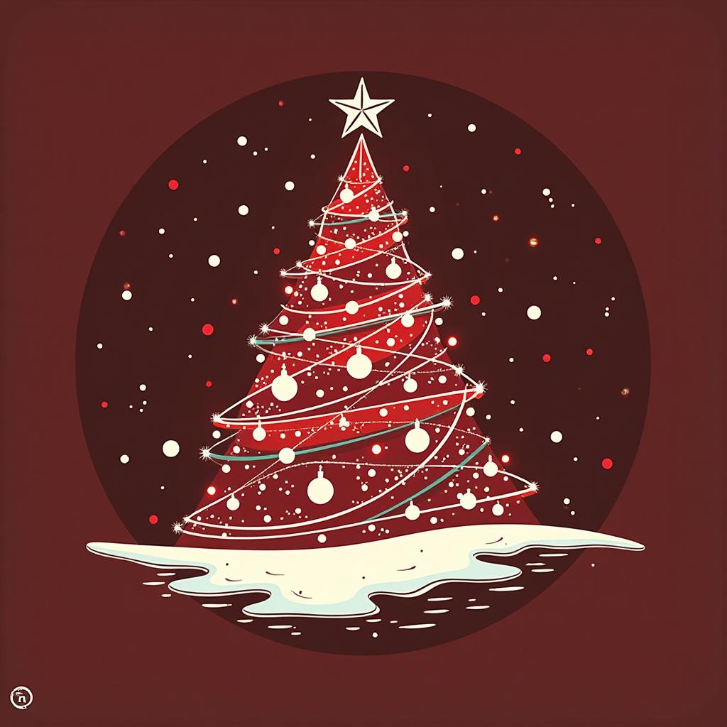  design a logo, necesito un fondo de navidad y que ponga v2c (en rojo ) abogados (en negro) os desea felices fiestas